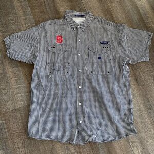 Columbia PFG North Carolina State University Button down shirt